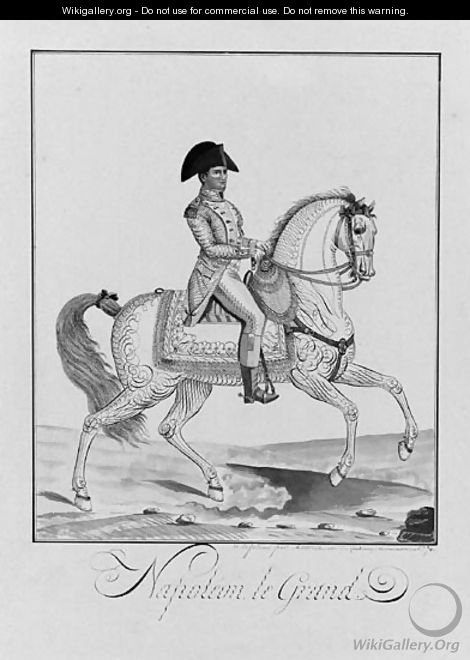 Napoleon on horseback - Auvrest