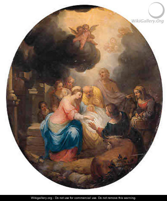 The Adoration of the Shepherds - Balthasar Beschey