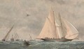 Schooners and yachts racing - Barlow Moore