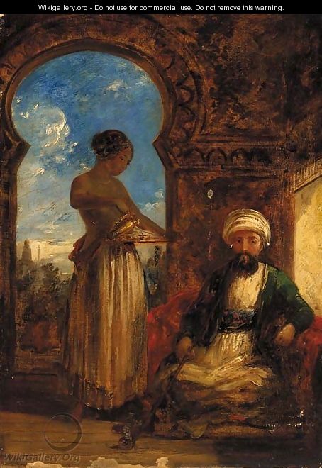In the hareem - (after) William James Muller