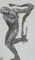 Jeune homme au serpent (etude pour la porte de l'enfer) - Auguste Rodin