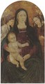 The Madonna and Child surrounded by angels - (after) The Master Of Marradi