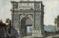 The Arch of Trajan, Rome - (after) Simone Pomardi