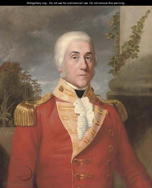 Portrait of Major General George Wahab (1752-1808) - (after) Thomas Hickey