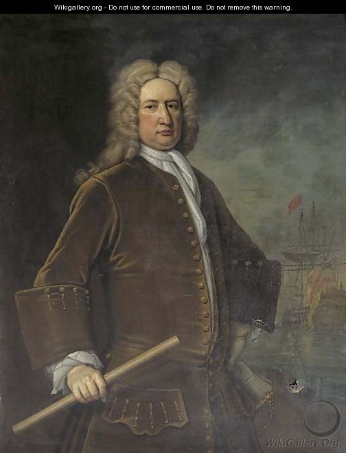 Portrait of Vice-Admiral Sir John Baker (1660-1716) - (after) Thomas Gibson