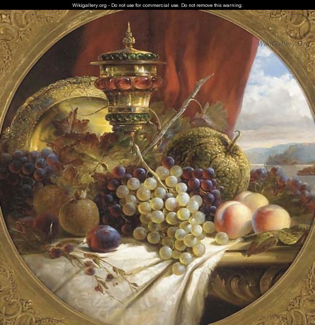 Grapes, peaches, pomegranates - (after) W.E.D. Stuart