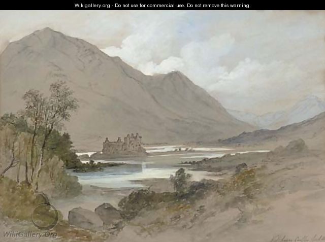 Kilchurn Castle, Loch Awe - (after) Thomas Miles Jnr Richardson