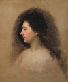 Portrait of a Lady, possibly Catherine Maria 'Kitty' Fisher - (after) Nathaniel Hone