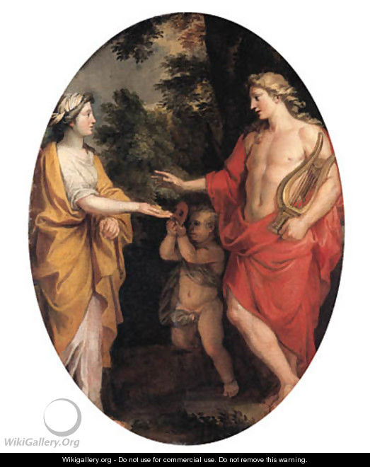 Apollo and the Cumaean Sibyl - (after) Noel-Nicolas Coypel