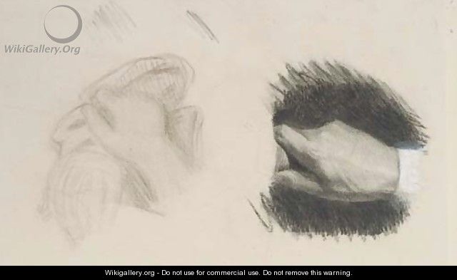 Two studies of a hand - (after) John Vanderlyn