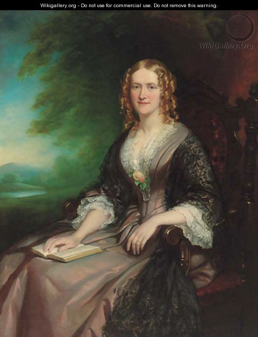 Portrait of Mrs Acton Tindal (1817-1879) - (after) John Lucas