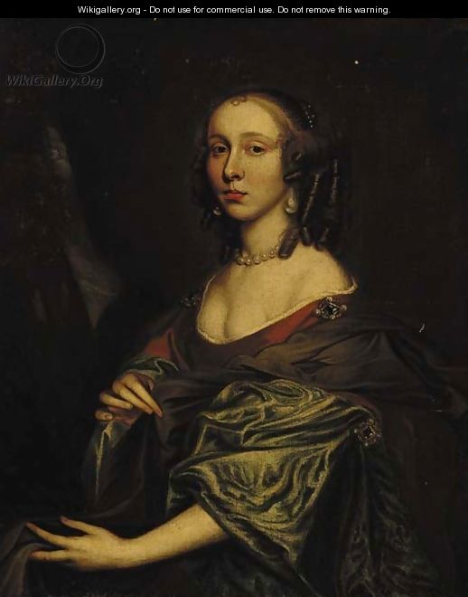 Portrait of a lady - (after) John Hayls