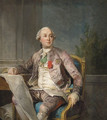 A Portrait Study of Charles-Claude de Flahaut de la Billarderie, Comte d'Angiviller (1730-1809), seated three-quarter-length - (after) Joseph Siffrein Duplessis