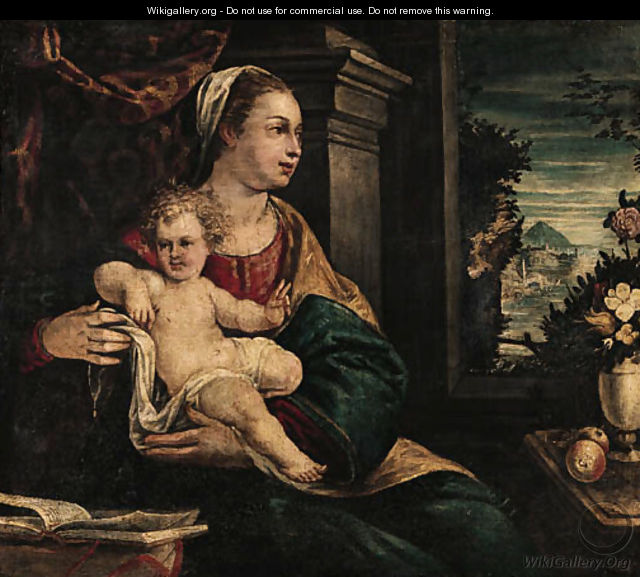 The Madonna and Child - Lodovico Pozzoserrato (see Toeput, Lodewijk)