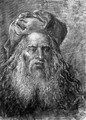 Portrait of a bearded old man - (after) Leonaert Bramer