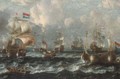 Warships off the Dutch coast - (after) Laureys A Castro