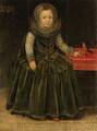 Portrait of a young Girl - (after) Marcus The Younger Gheeraerts