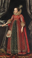 Portrait of Susanna Temple, later Lady Lister (1600-1669) - (after) Marcus The Younger Gheeraerts