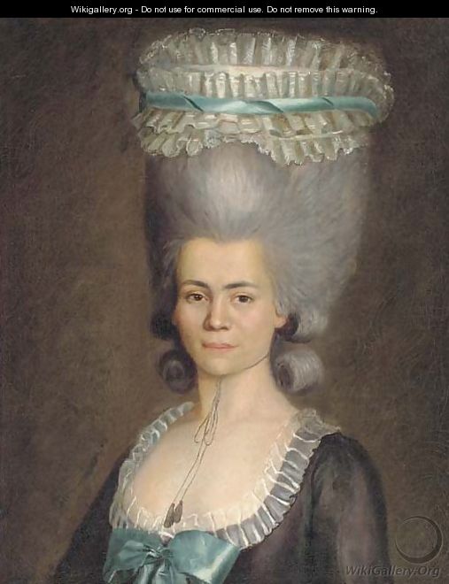 Portrait of a lady - (after) Jens Juel