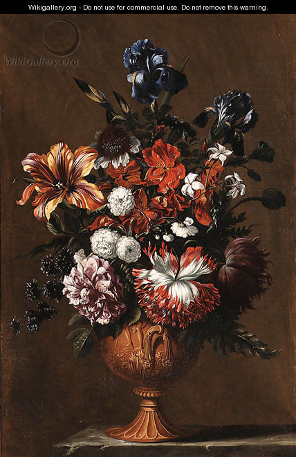 Flowers - (after) Jean Baptiste Belin De Fontenay