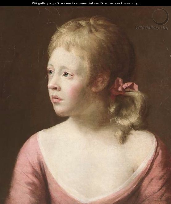 Portrait of a girl - (after) John Astley