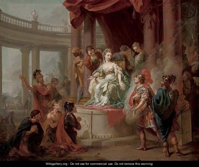 The Meeting of Dido and Aeneas - (after) Johann Heinrich The Elder Tischbein