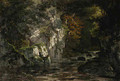 Gorge de la Loue, Jura - (after) Gustave Courbet