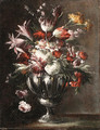 Flowers in a Vase - (after) Giuseppe Lavagna