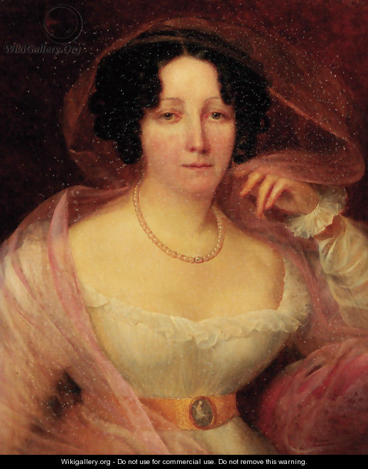 Portrait of a lady - (after) Henry Wyatt