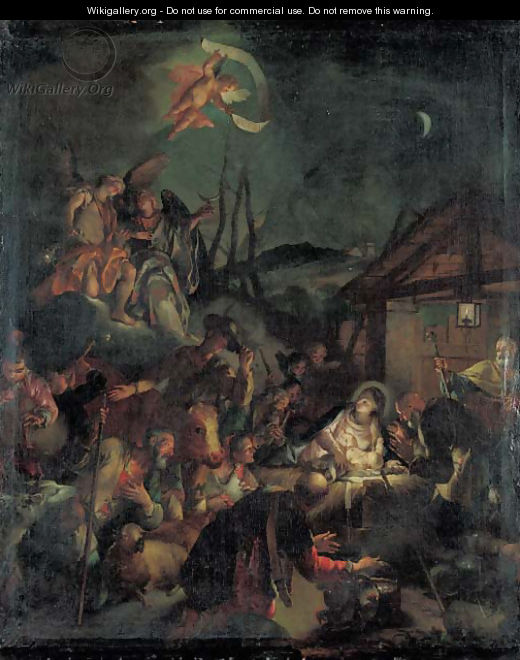 The Adoration of the Shepherds - (after) Ignazio Stella (see Stern Ignaz)