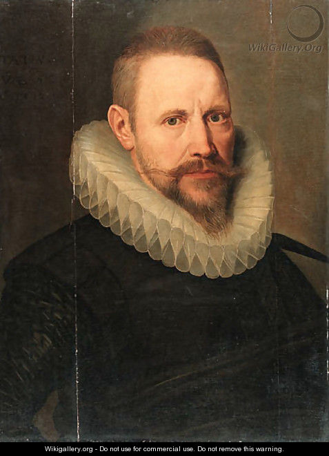 Portrait of a gentleman - (after) Hieronymus Kessel