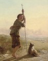 The young shepherd - (after) James John Hill