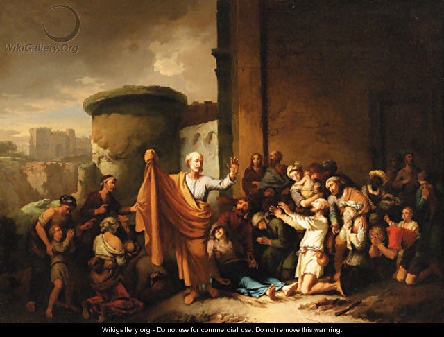 Saint Peter healing the Sick with his Shadow - Christian Wilhelm Ernst Dietrich