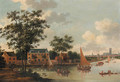 View of the River Rotte - (after) Abraham Jansz. Storck