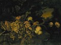 Grapes on the vine - (after) Abraham Bruegel