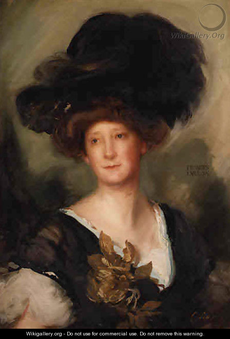 Portrait of Frances Evelyn - Charles Simms