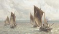 The fishing fleet heading out to sea - Charles Mottram