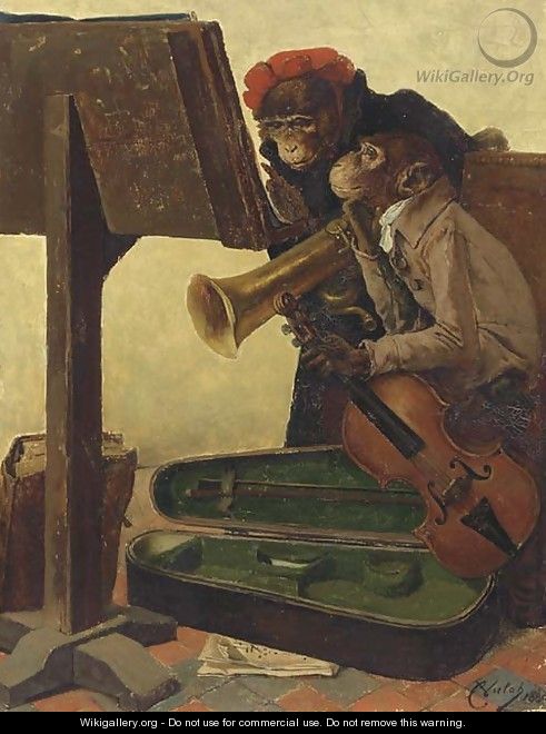 Musical monkeys - Charles Verlat