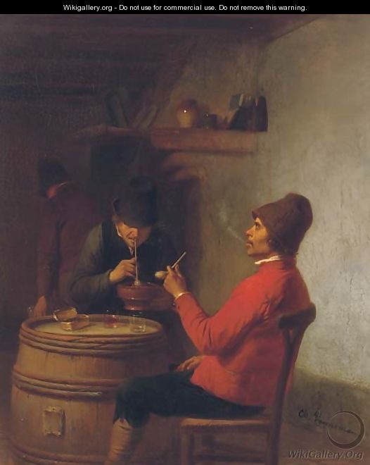 Smoking in the tavern - Charles Venneman