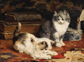 Kittens at Play 2 - Charles van den Eycken