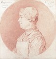 Portrait of Marguerite Carbois, bust-length, in profile to the left - Charles-André van Loo