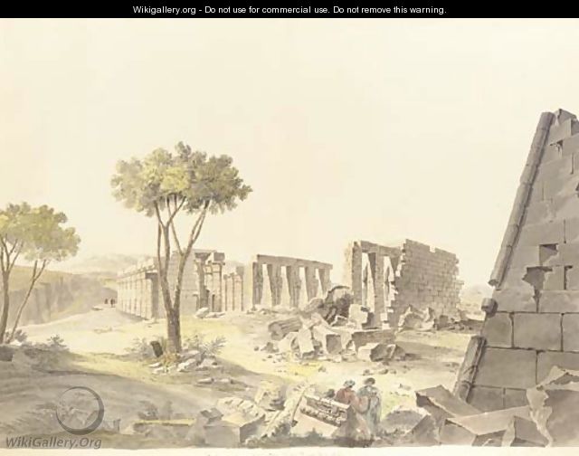 The ruins of the Ramesseum - Charles-Louis Balzac