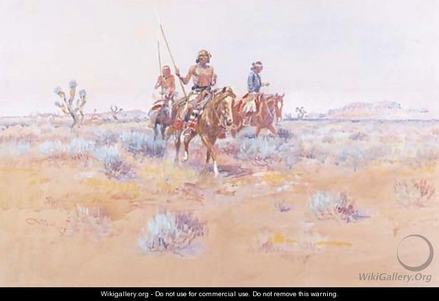 The Navajos - Charles Marion Russell