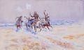 Cowboys on the Plains - Charles Marion Russell