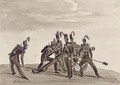 A team of artillierymen preparing a field gun - Charles Louis Napoleon Bonaparte