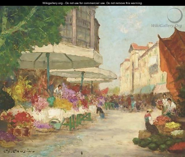 The flower market - Charles Cousins