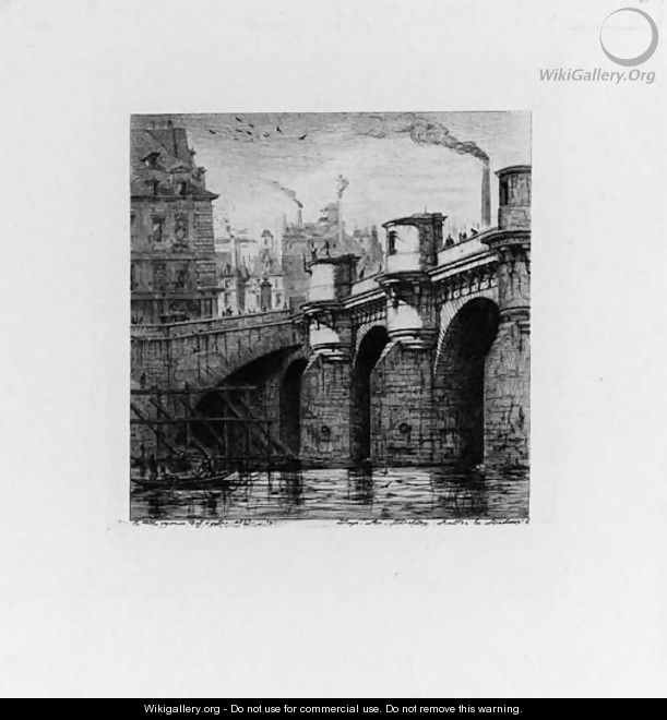 Le petit Pont, Paris - Charles Meryon