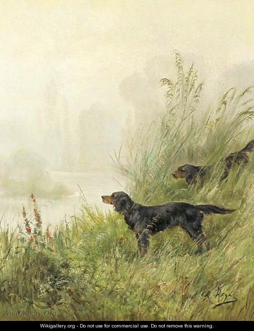 Setters in the marshes - Charles R. Reyne