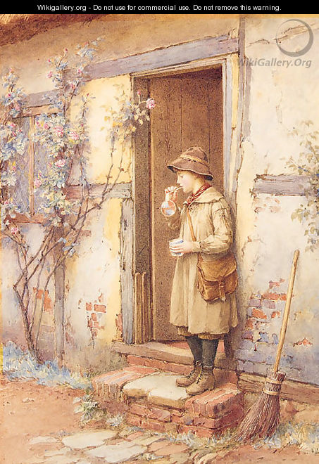 Blowing Bubbles - Charles Edward Wilson