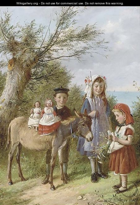 Dollies on a donkey - Charles Hunt